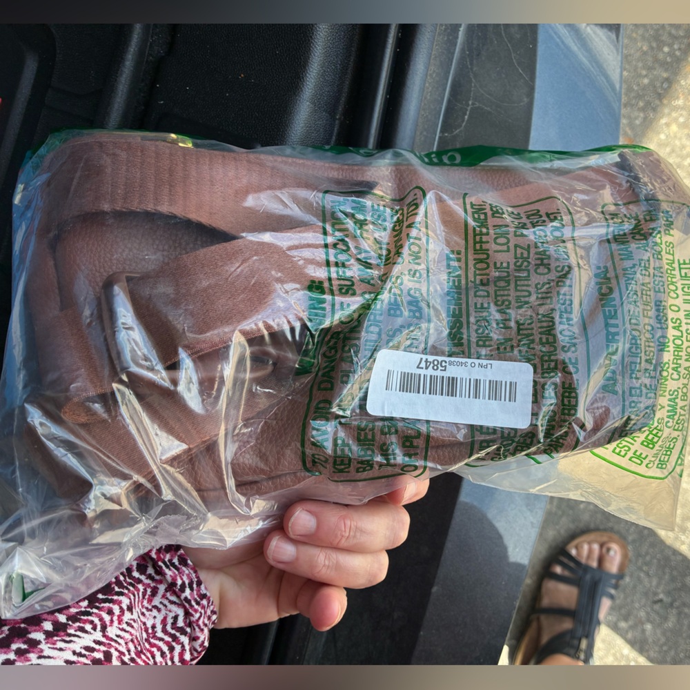 Brown Leather Fanny Pack - Picture 2 of 2